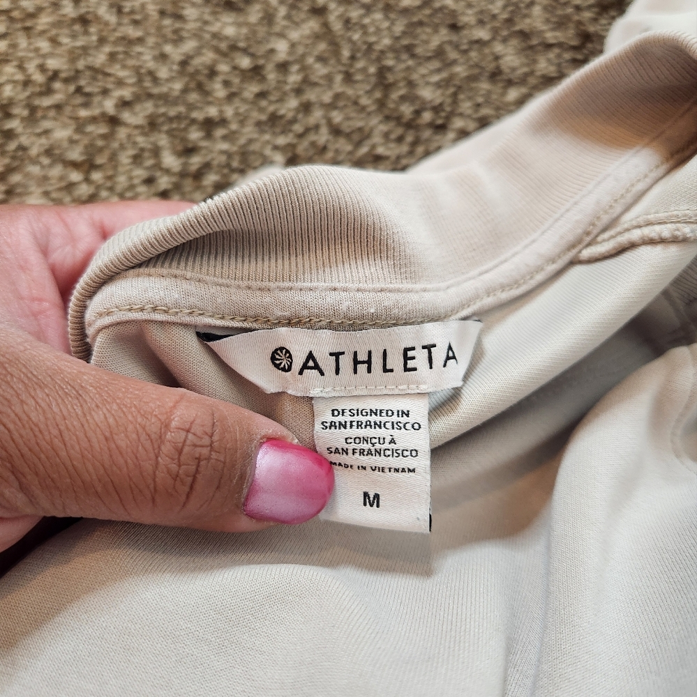 Athleta Abalone Cropped Crew Sweatshirt - Picture 6 of 8